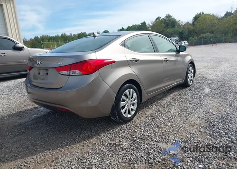 2012 Hyundai Elantra Gls from USA, damaged, VIN 5NPDH4AE7CH114192